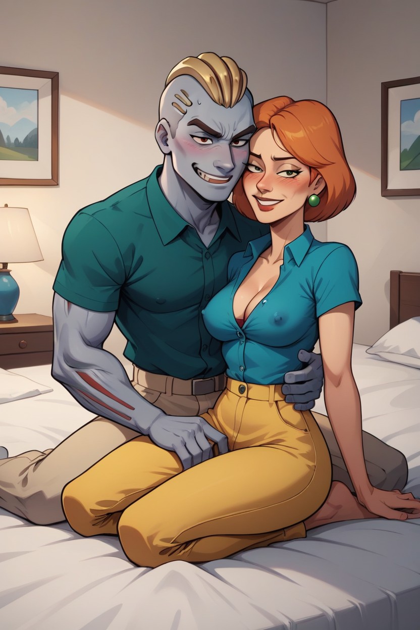 Face Closer, Horny, Waist AI Porn