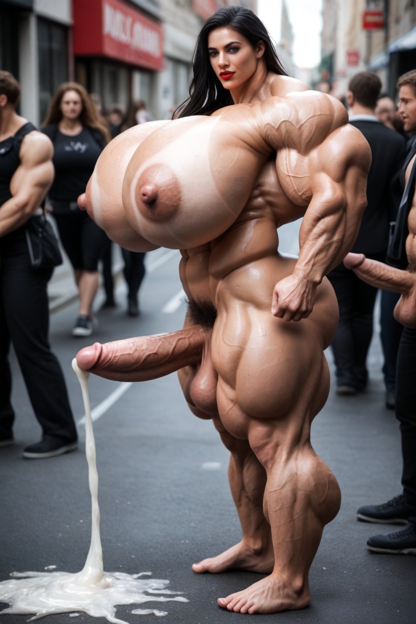 Hyper Gigantic Muscles, Abs, Hyper Gigantic Muscles Shemale AI Porn
