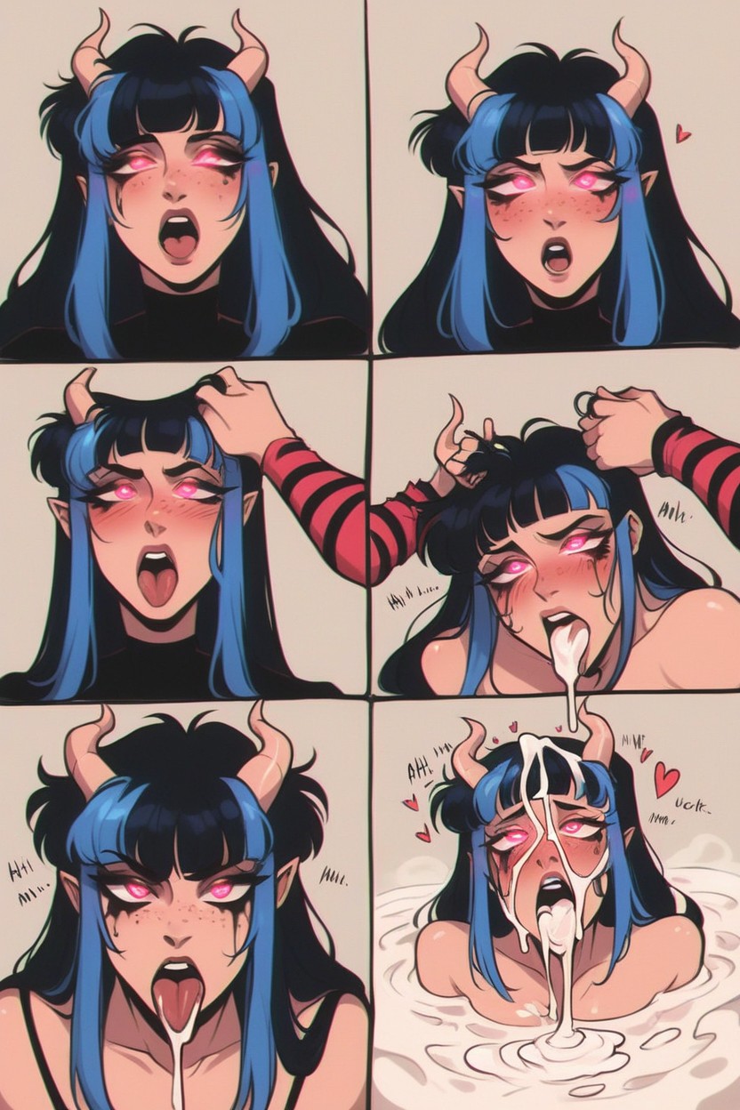 Dripping Cum, Hazy, Orgasm Hentai AI Porn