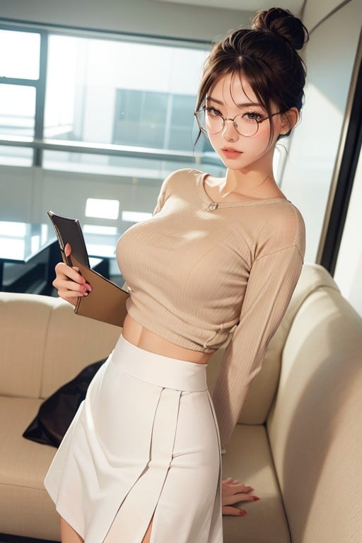 Business Office, Ballerina, Bottom Up AI Porn