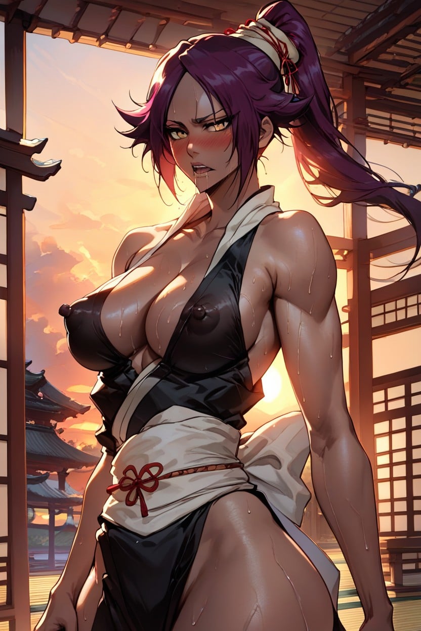 Confused Face, Bare Thighs, Blushed Hentai AI Porn