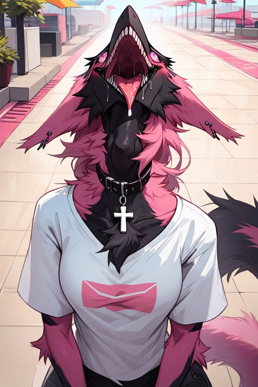 Solo, Drooling, Open Mouth Furry AI Porn