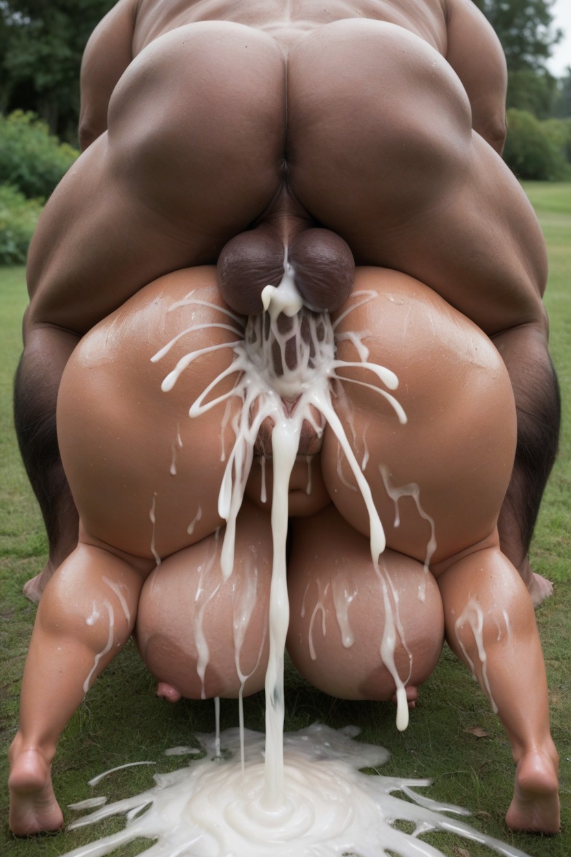 Latina, Mating, Excessive Cum Pours From Mouth AI Porn
