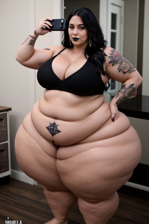 Muscular, Fat, Big Belly AI Porn