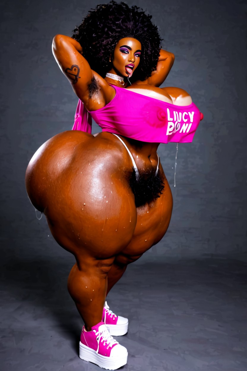 Disco Location, Hyper Long Eye Lashes, Hyper Hairy Stomach AI Porn