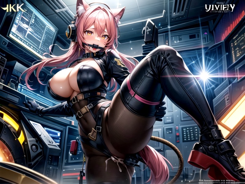 Cosine, Drooling, Cowboy Shot AI Porn
