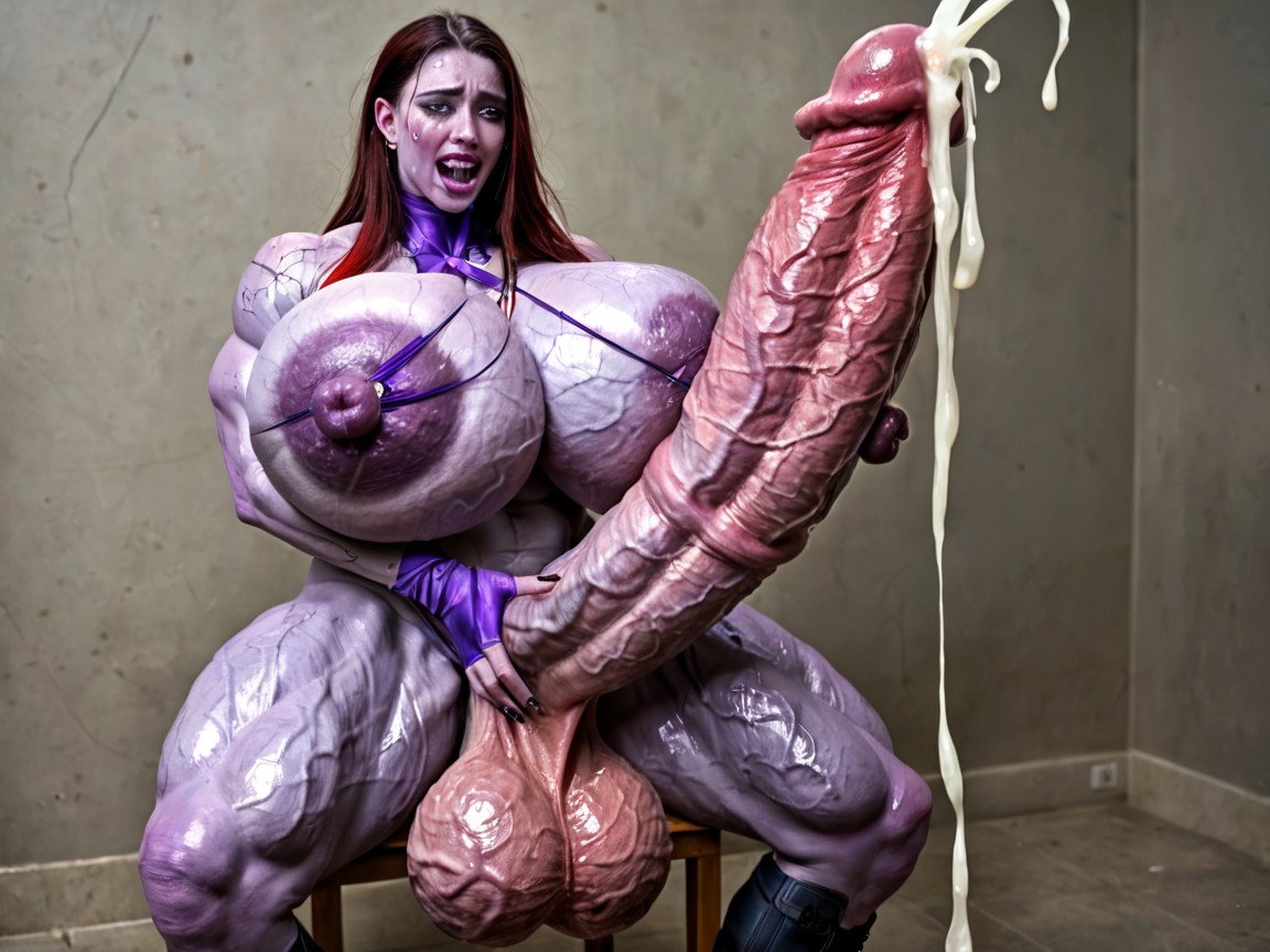 Gigantic Hanging Tits, Nude, Gigantic Shemale AI Porn