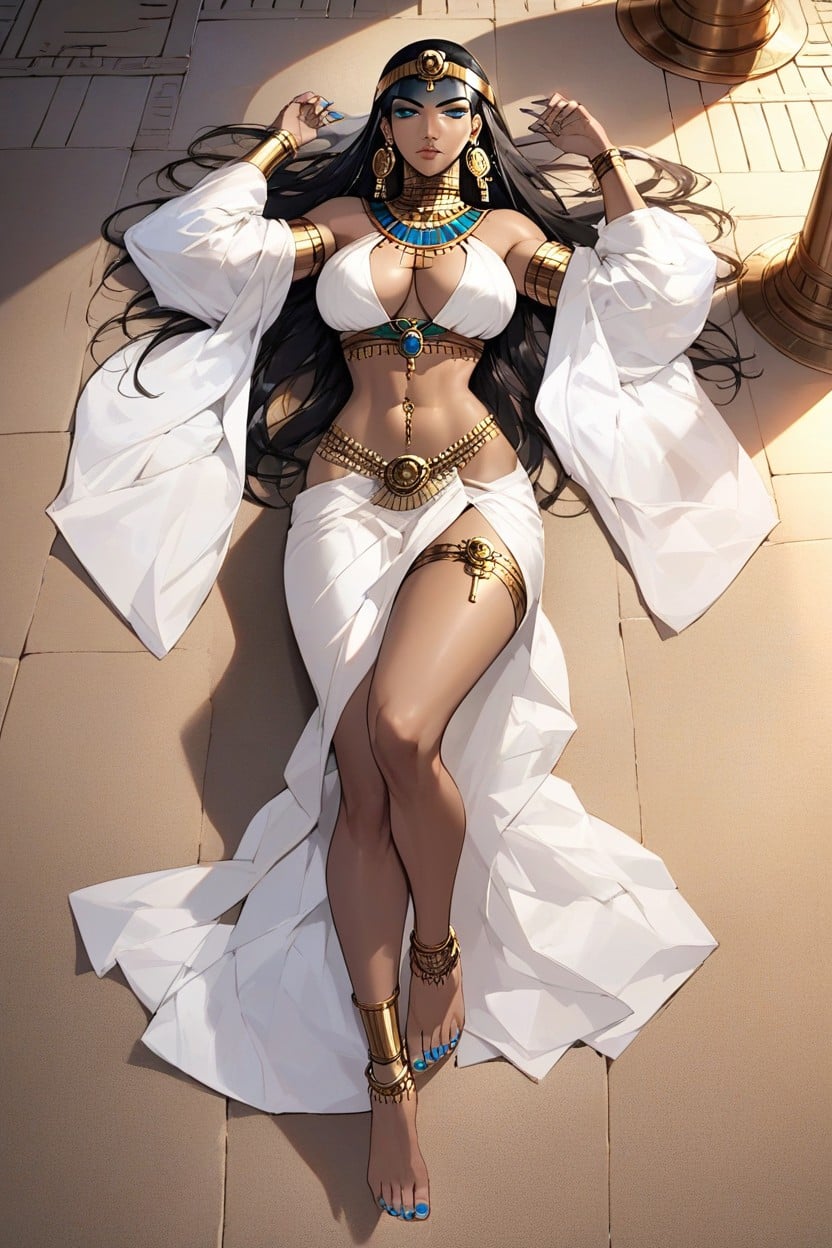 Volumetric Lighting, Egipcia, Thighlets Hentai IA