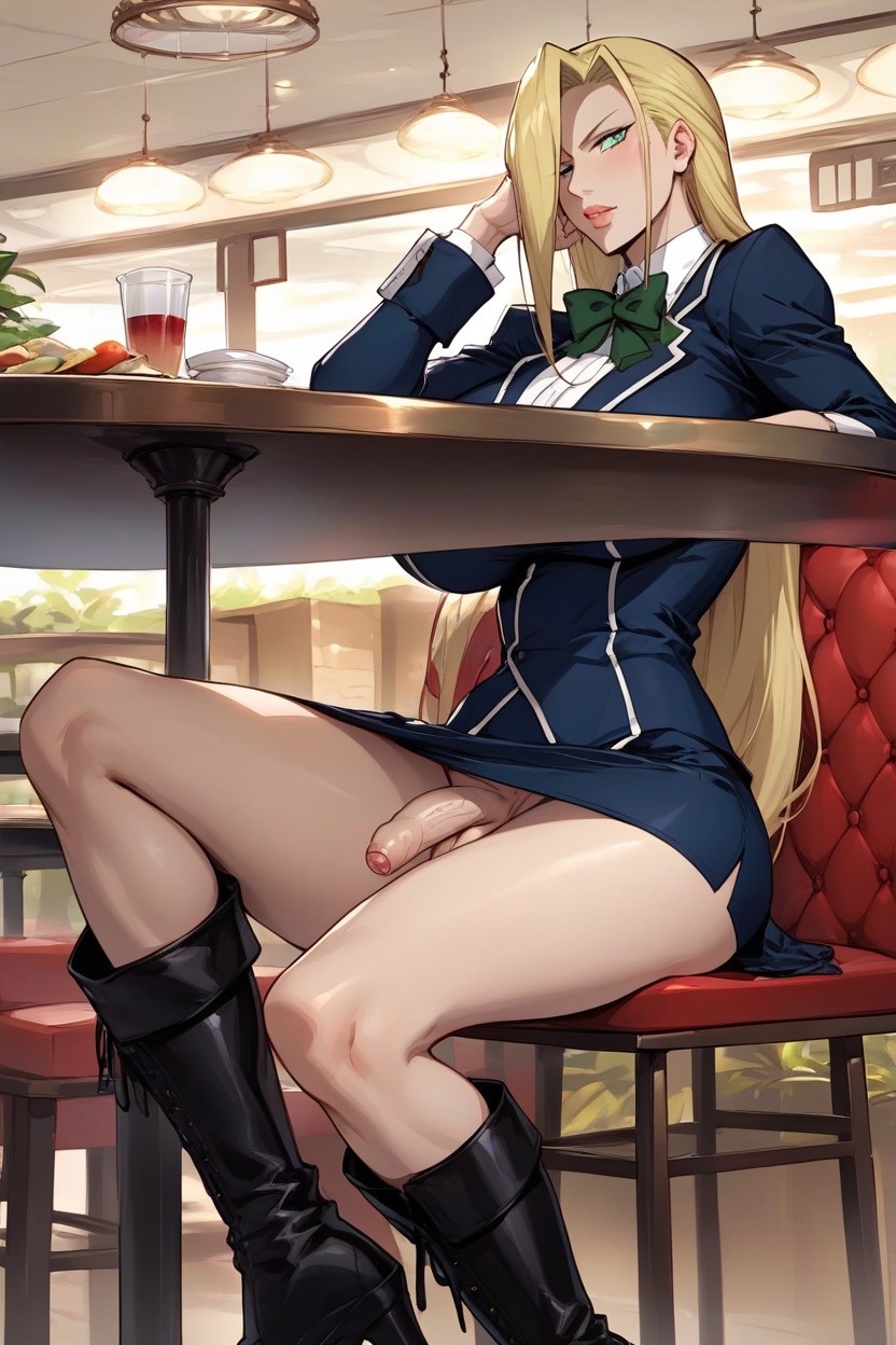 Cafe, No Panties, Small Hentai AI Porn