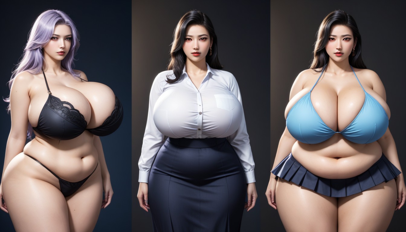 Loraweight Slider V, Bikini, Asian Hentai AI Porn