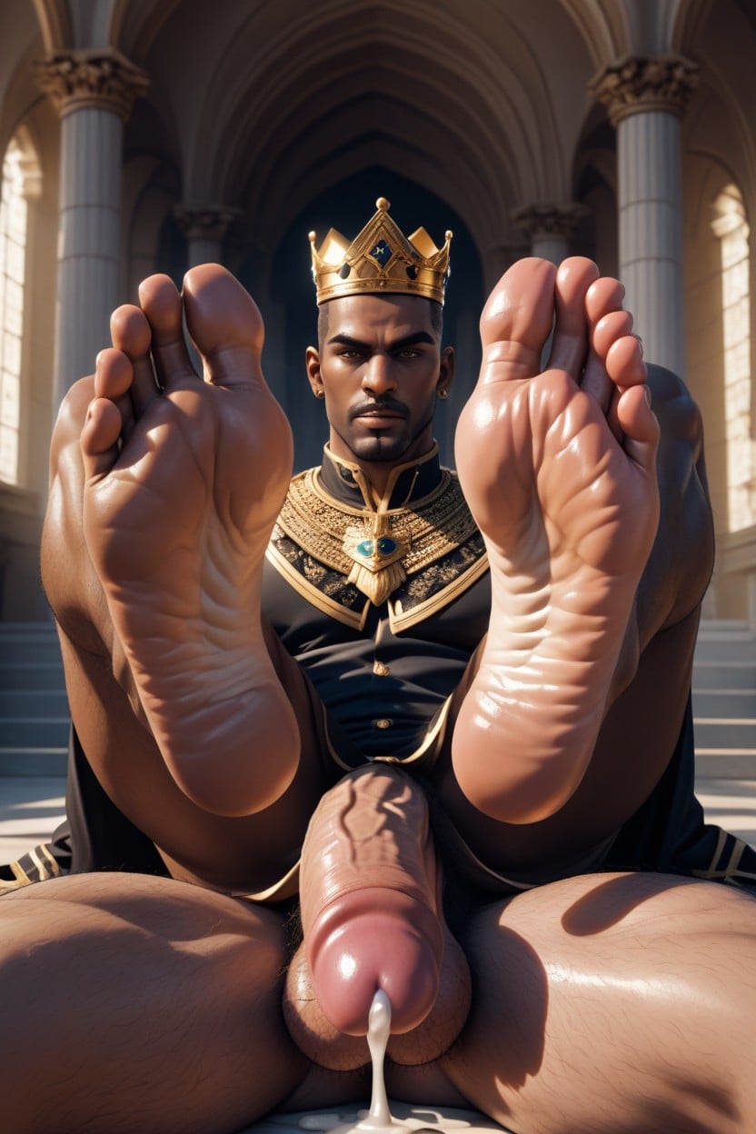 Hairy Legs, Strong Eye Contact, Highly Detailed AI Gay Porn