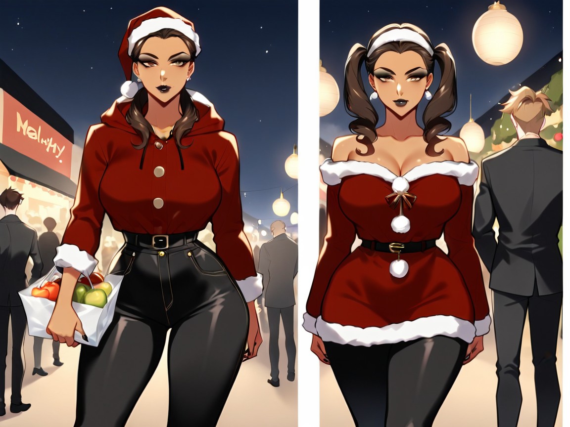 Slicked, Close Up, Street Market Background Hentai AI Porn