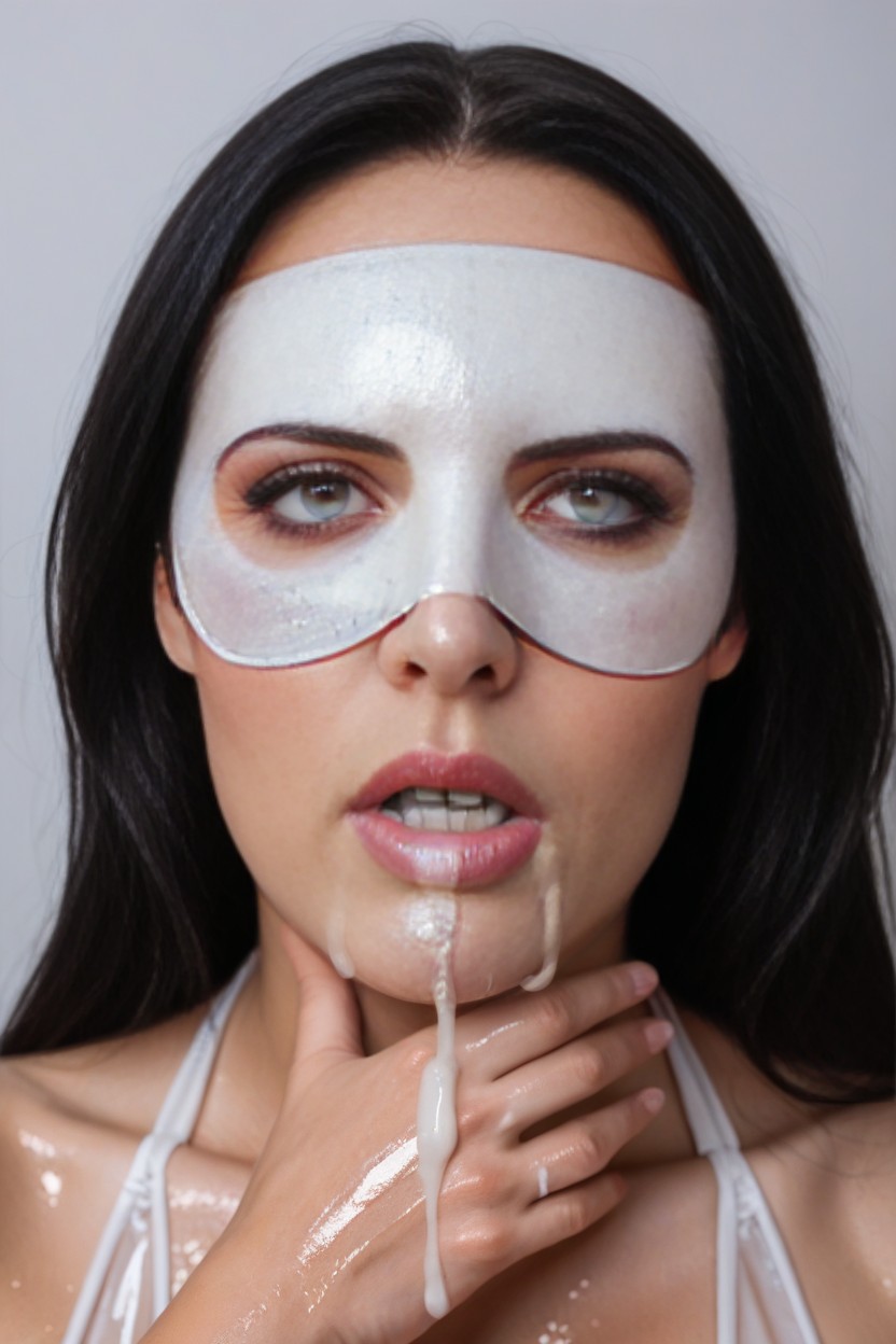 Rolling Eyes, Black Hair, Oiled AI Porn
