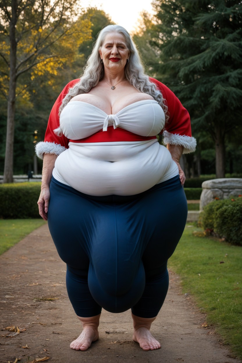 Extremely Large Ass, 60+, Noon Shemale AI Porn