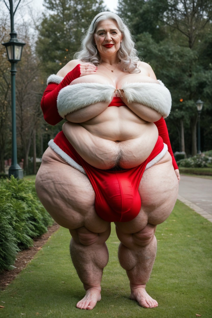 Bbw, Gigantic, Christmas Shemale AI Porn