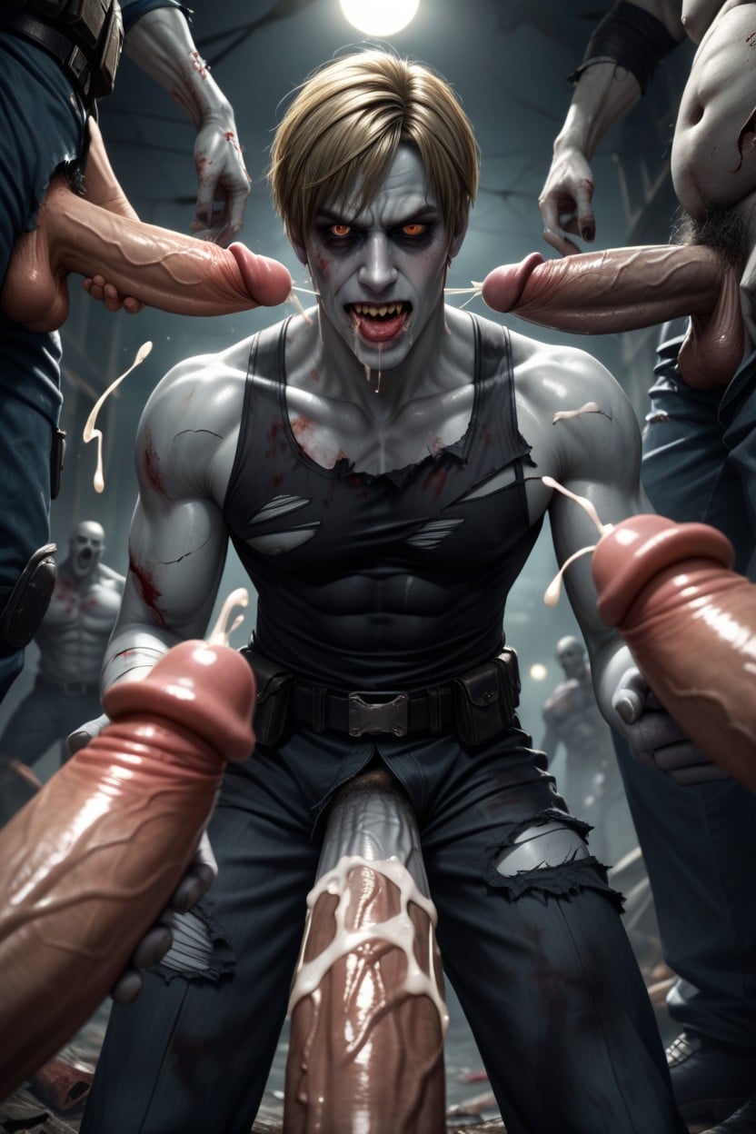 Body Hair, Angry, Evil Eyes AI Gay Porn