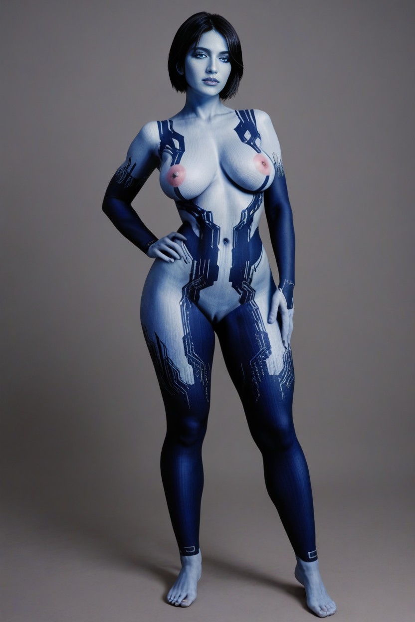 Round Face, Cortana Is Glowing, Bored AI Porn