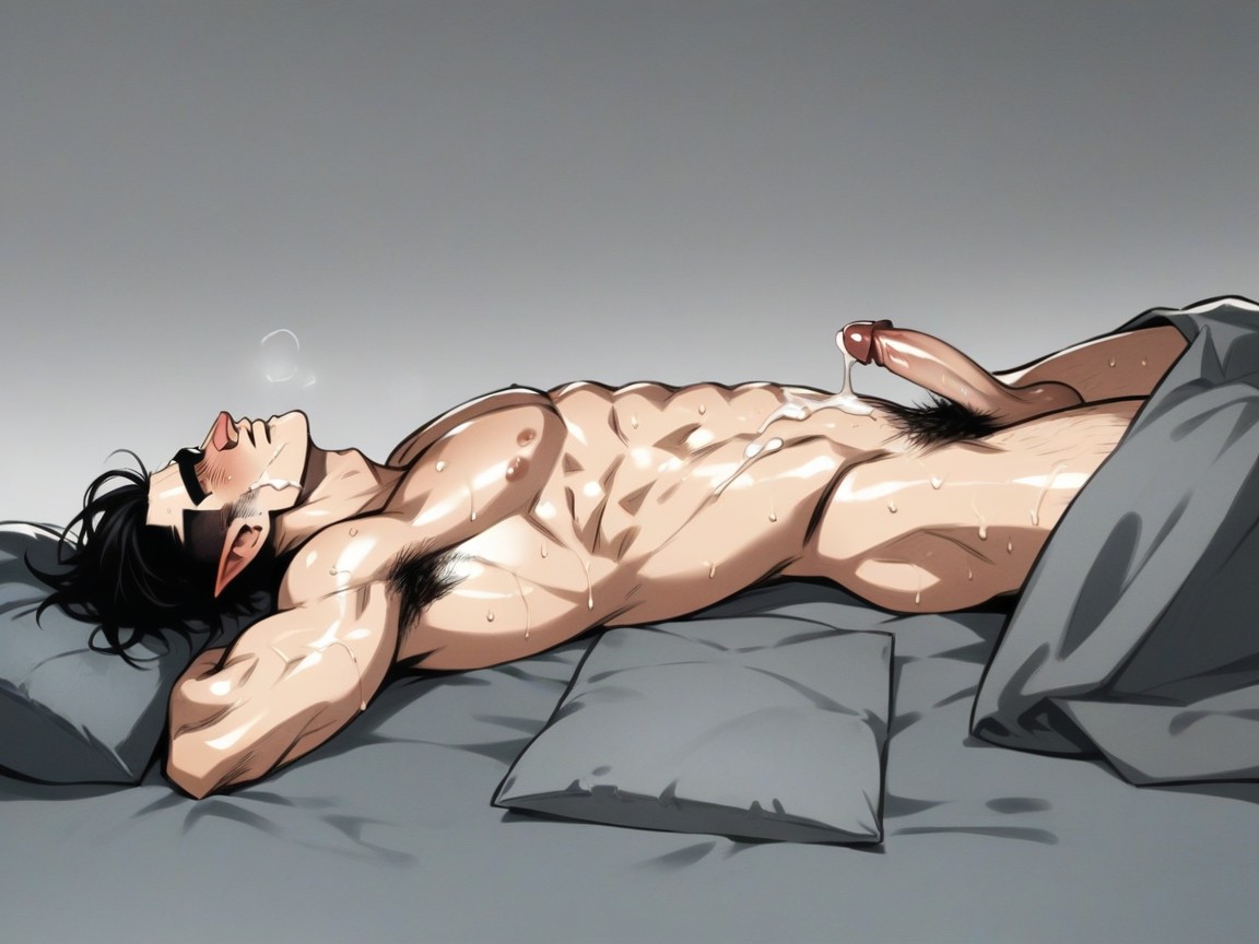 Cute, Solo, Light Body Hair AI Gay Porn