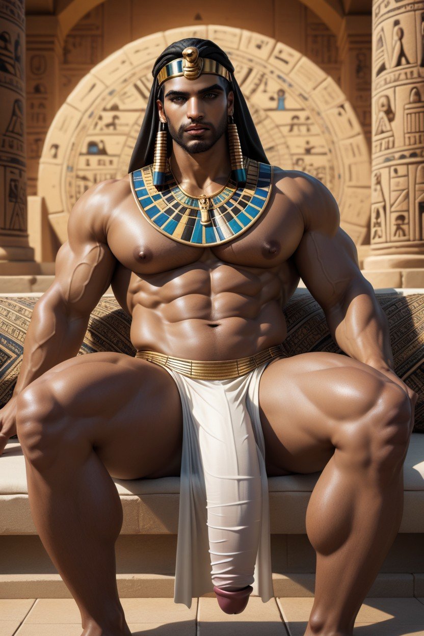 Cleopatra, Thick, Egyptian Cotton Cloth AI Gay Porn