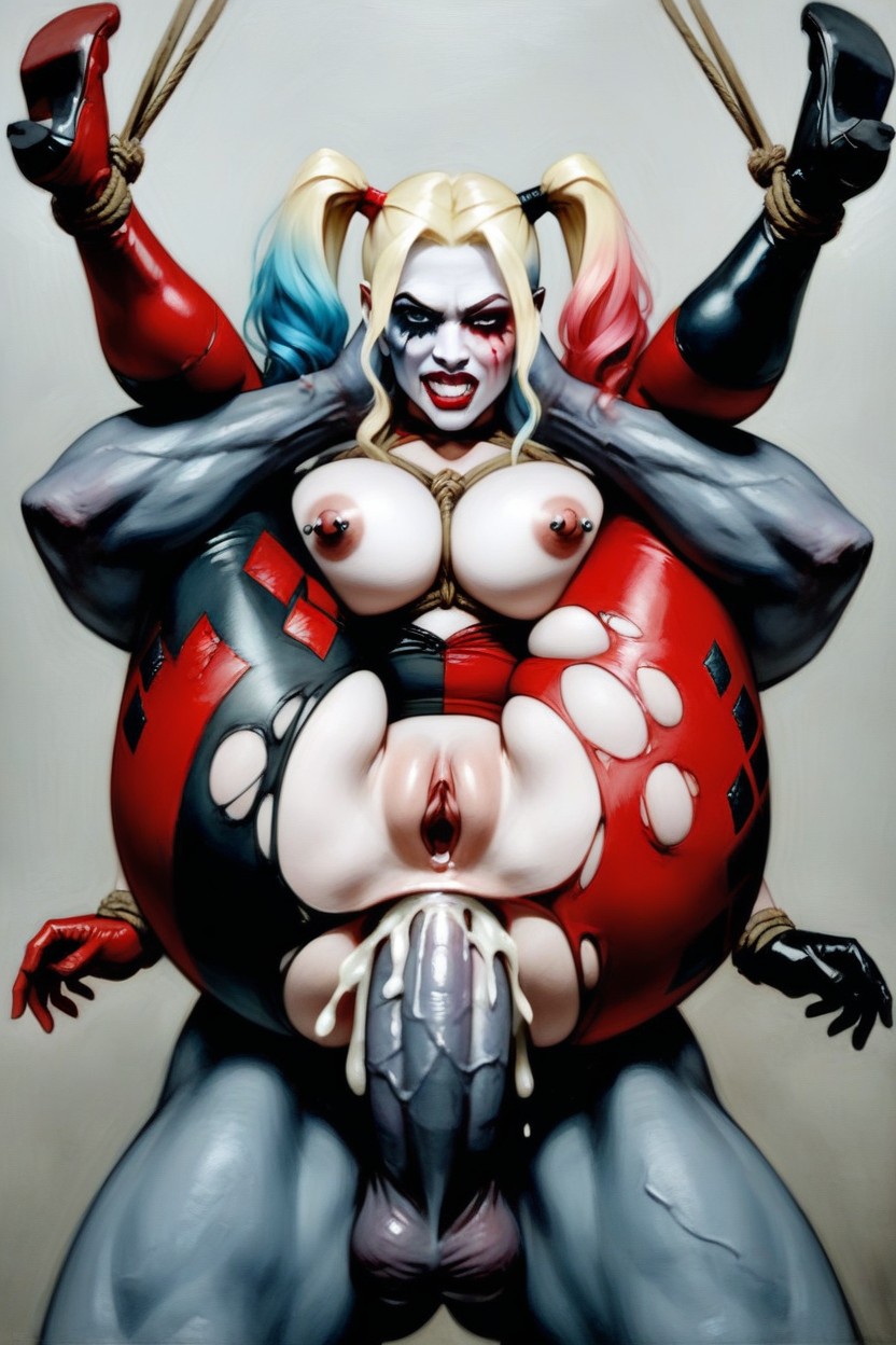 Large Breast, Carnival Suit, Rounded Ass AI Porn