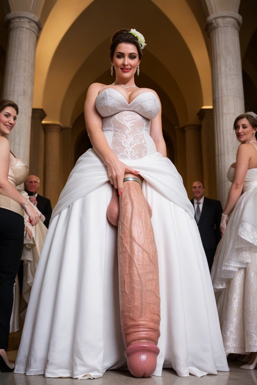 Diamonds, Robe De Mariée, Futa Wife Porno IA transsexuelle