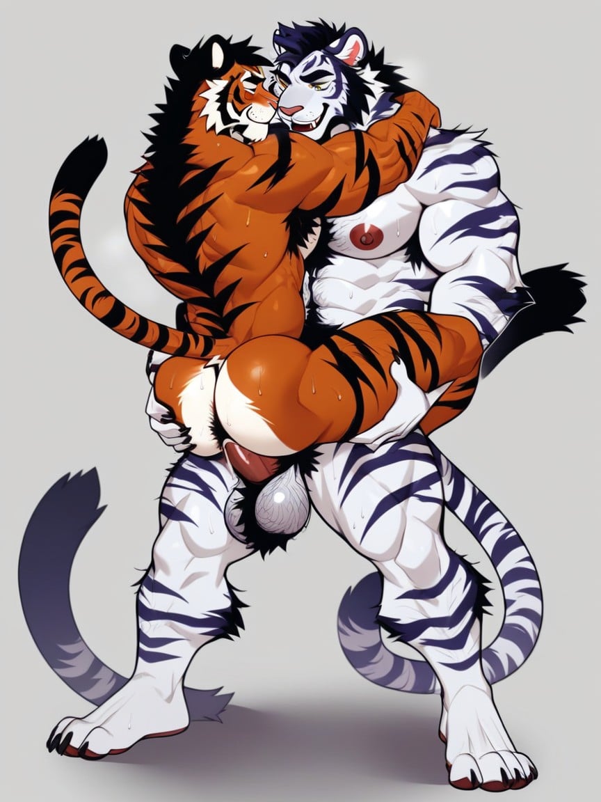 Full Body Hairy, Carry Sex, No Pussy Furry AI Porn
