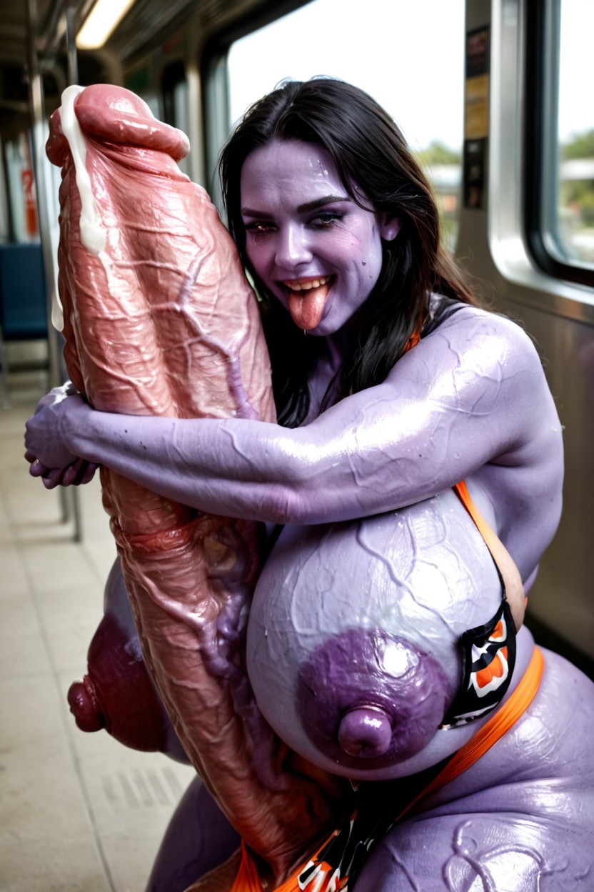 Barbed, Swollen Cock Veins, Leaking Purple Nipples Porno shemale IA
