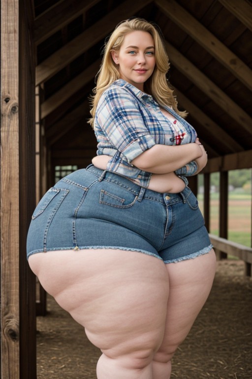 Farm, Thick, Massive Hips AI Porn