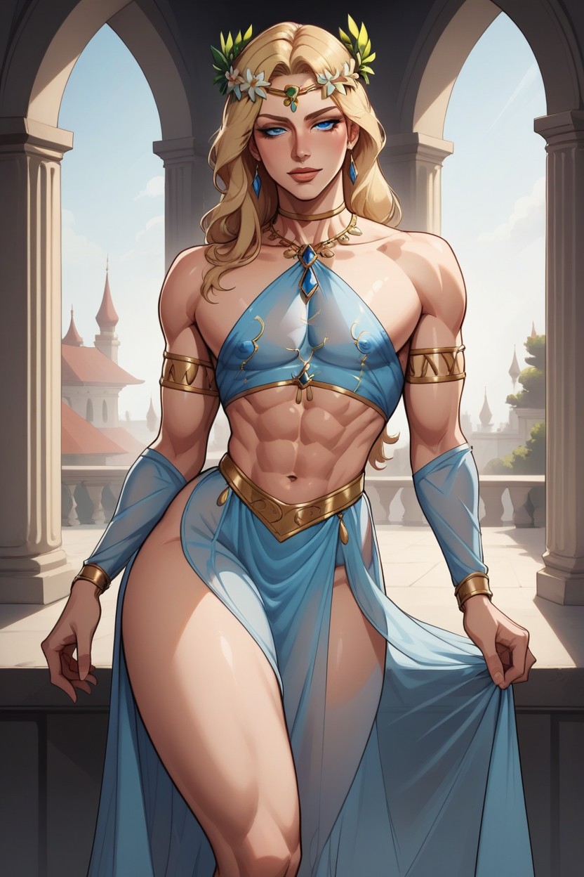 Femboy , Rounded Butt, Male Only AI Gay Porn