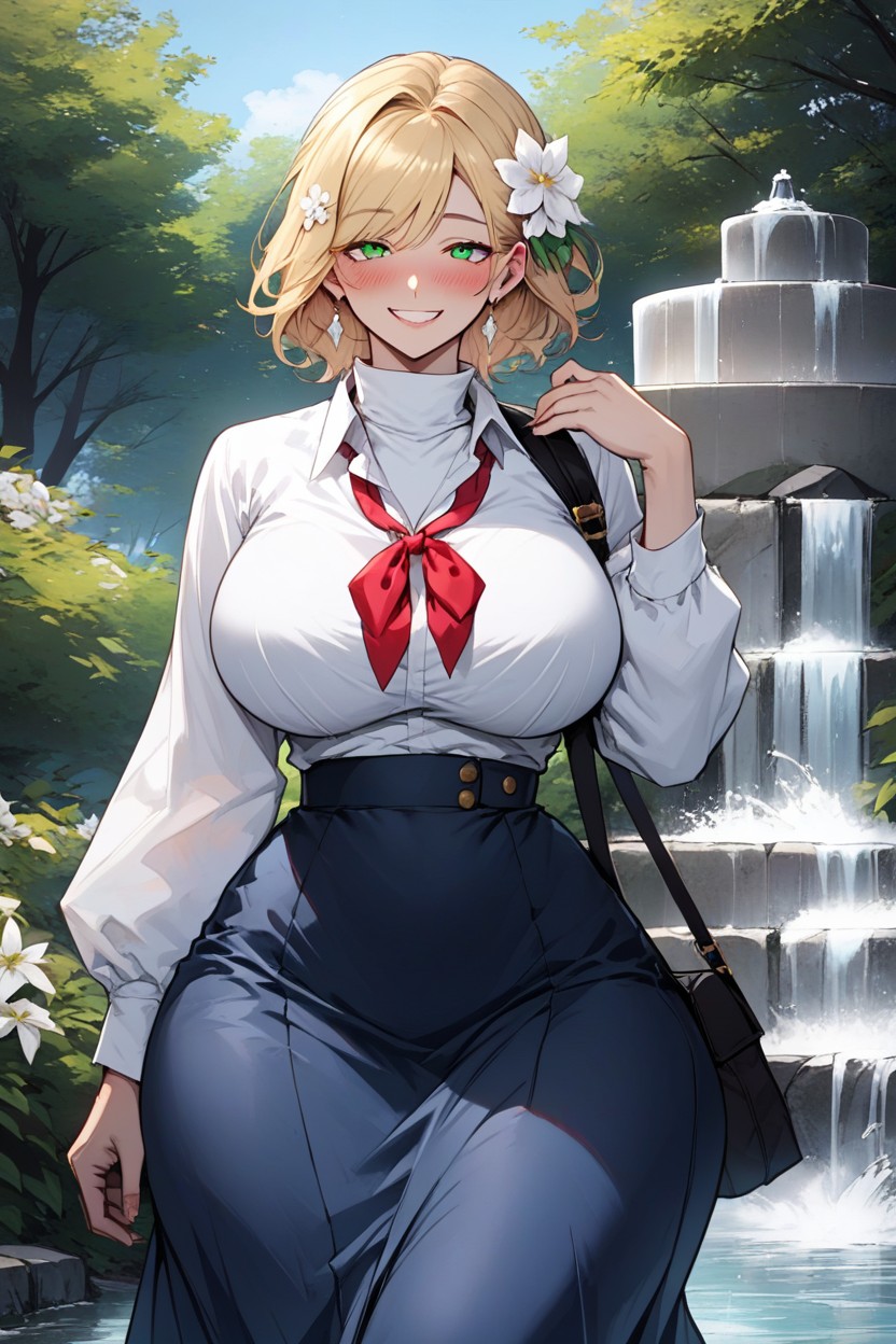 Blond Hair, Massive Breast, Extremly Hentai AI Porn