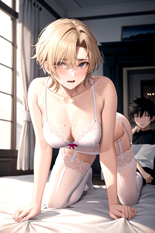 Pixie Cut, Creampie, 18+ AI Gay Porn