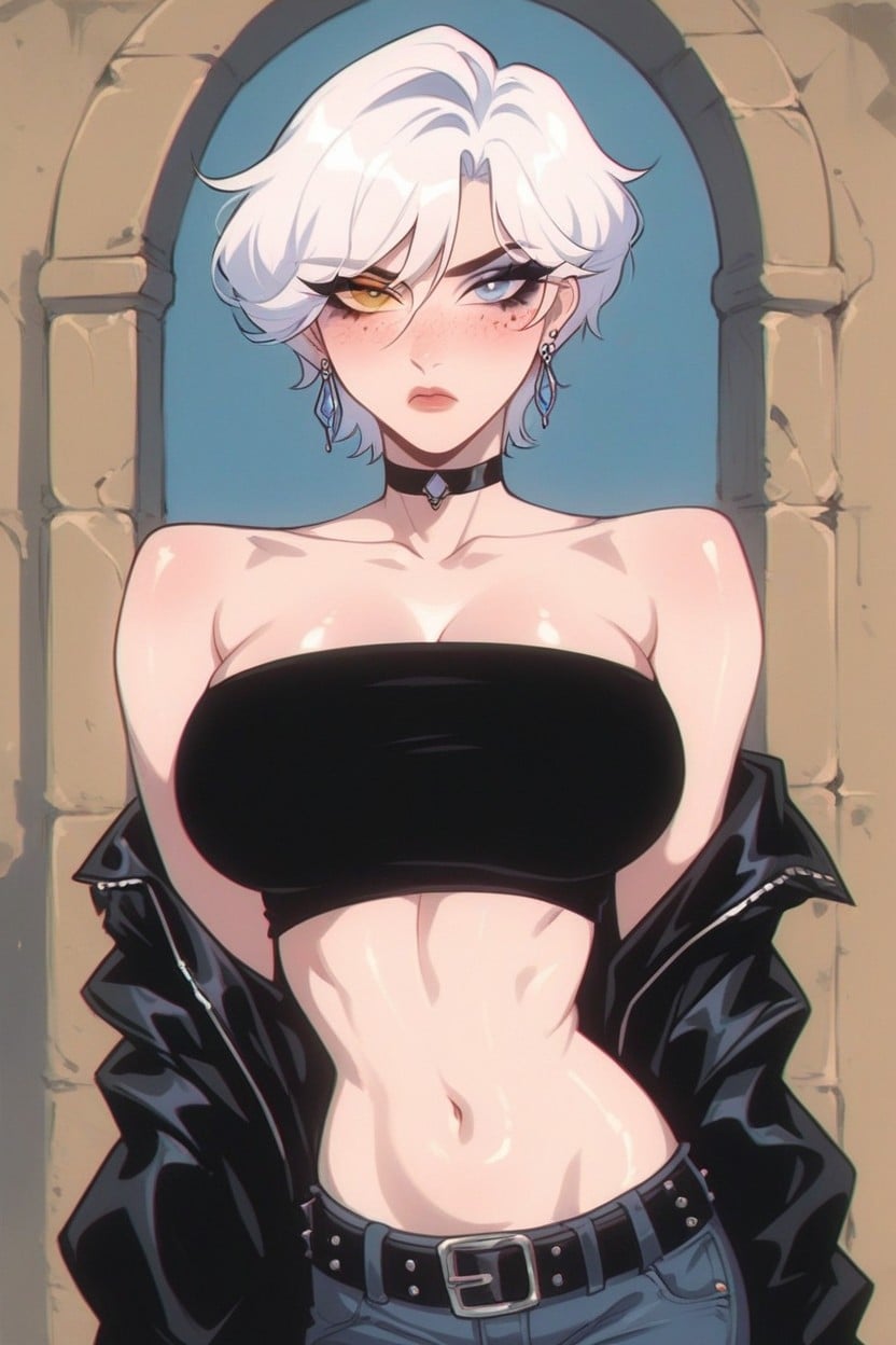Freckles On Cheeks, Night, Freckles Hentai AI Porn