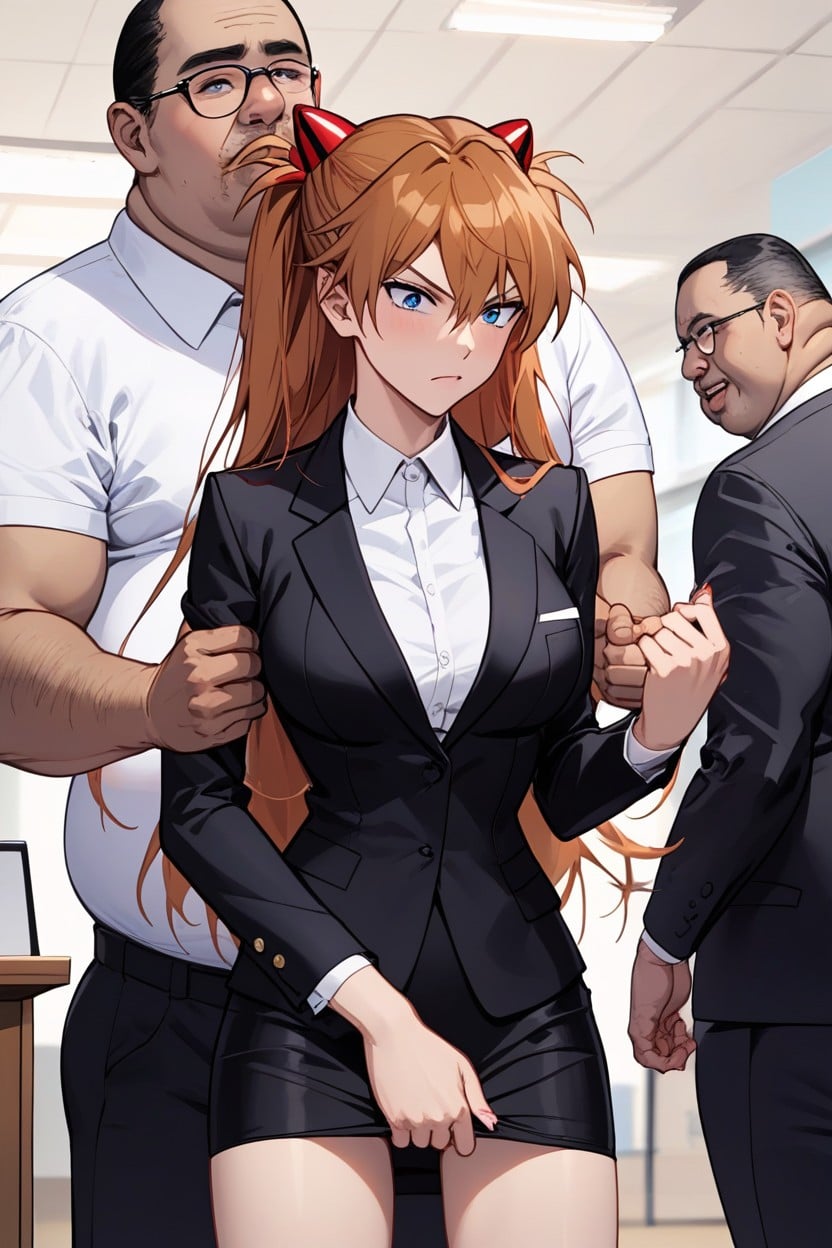 Standing, Colorful Picture, Inside Office Pantry Hentai AI Porn