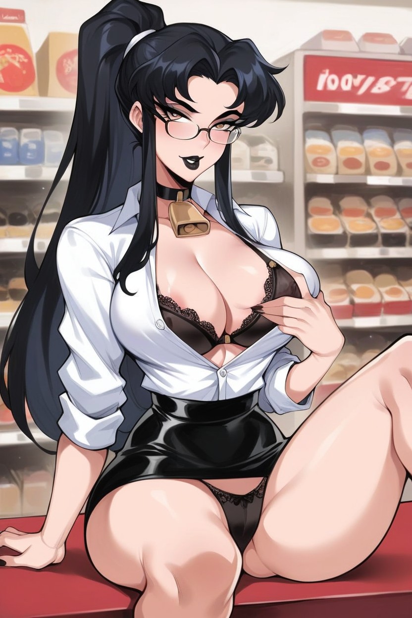 Legs Up, Showing Panties, Horny Hentai AI Porn