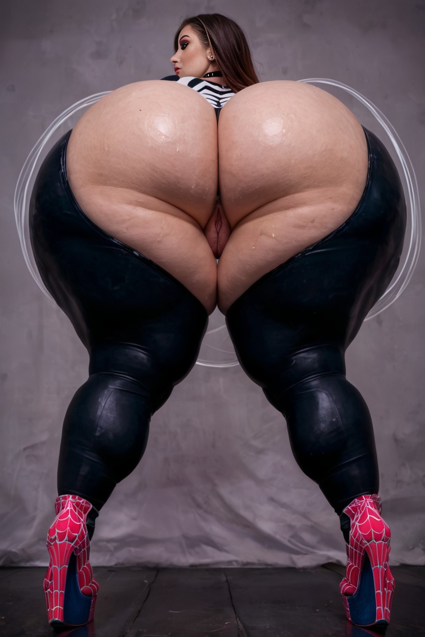 Hyper Thick Eyebrows, Disco Location, Extreme Hyper Mega Butt AI Porn