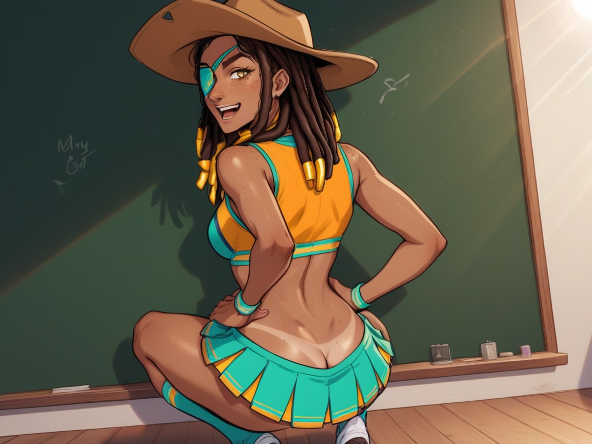 Shoulder Width, Hard Shadow, Hard Shadow Lighting Hentai AI Porn