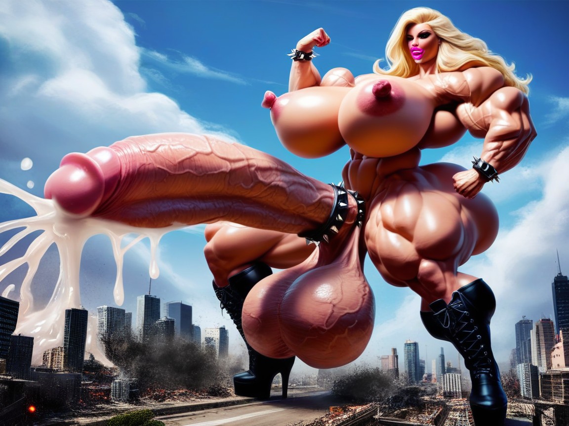 Penis Longer Than Legs, Thicc, Bimbo Shemale AI Porn
