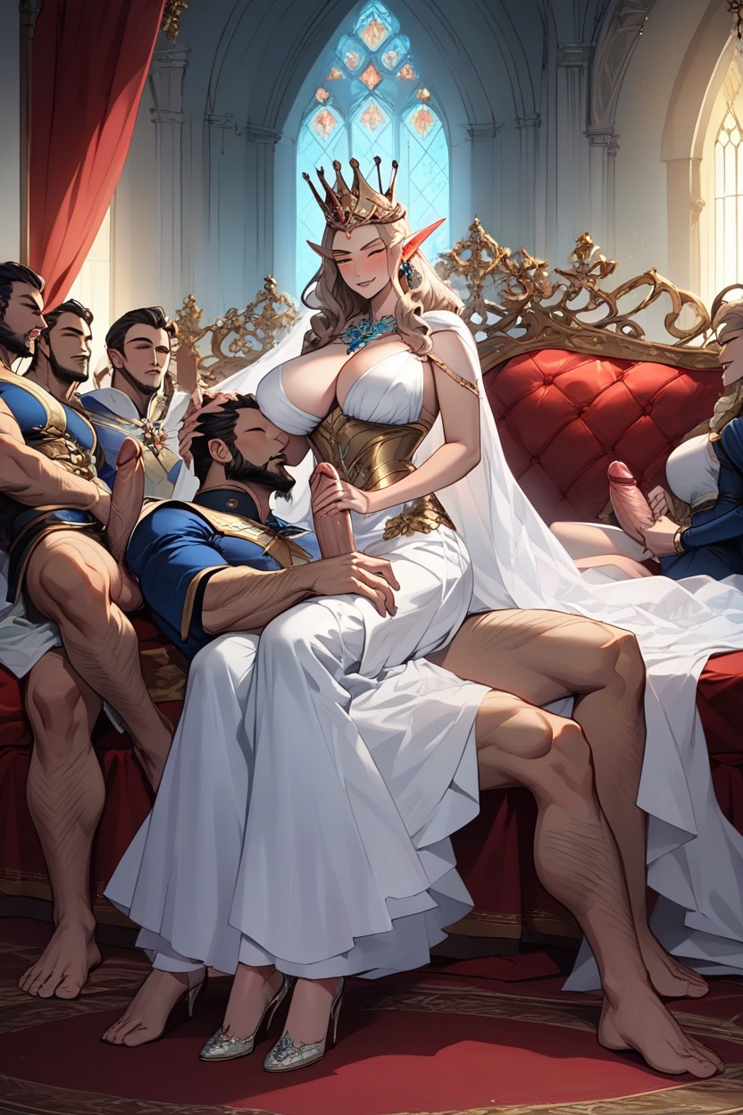 Tall Arched Windows, Medium Ass, Gangbang Hentai AI Porn