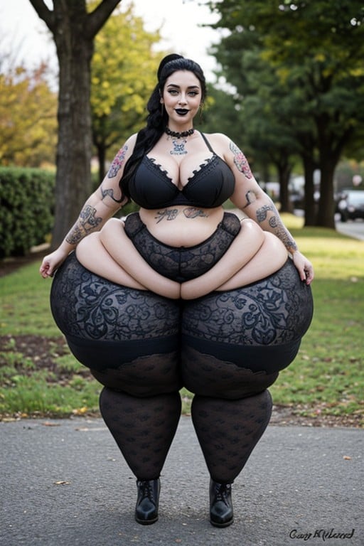 Massive Thighs, Extremely Wide Hips, Ssbbw Porno IA