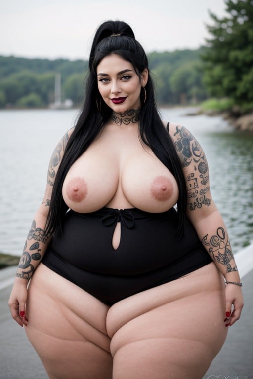Massive Legs, Chubby, Cum Everywhere AI Porn
