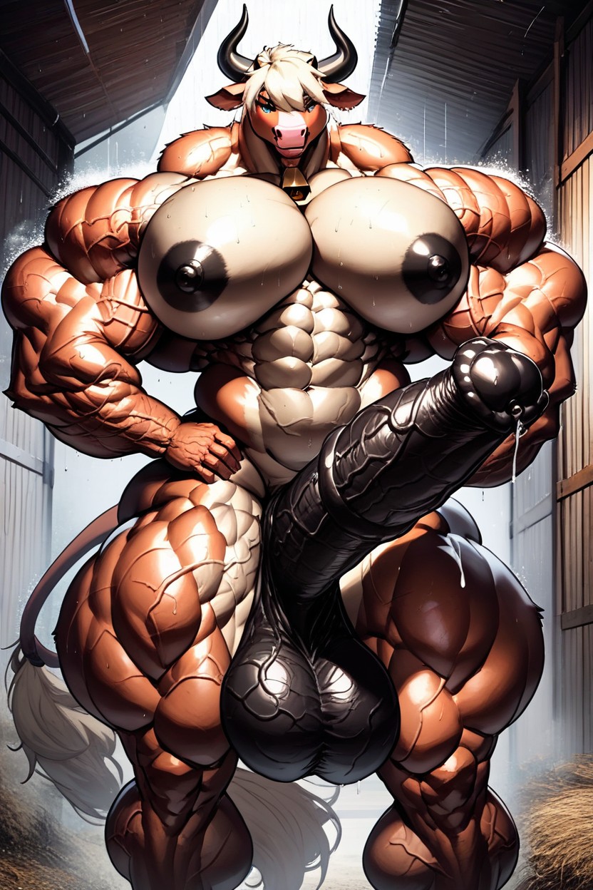 Ssbbw, Lluvioso, Gigantesco Furry IA