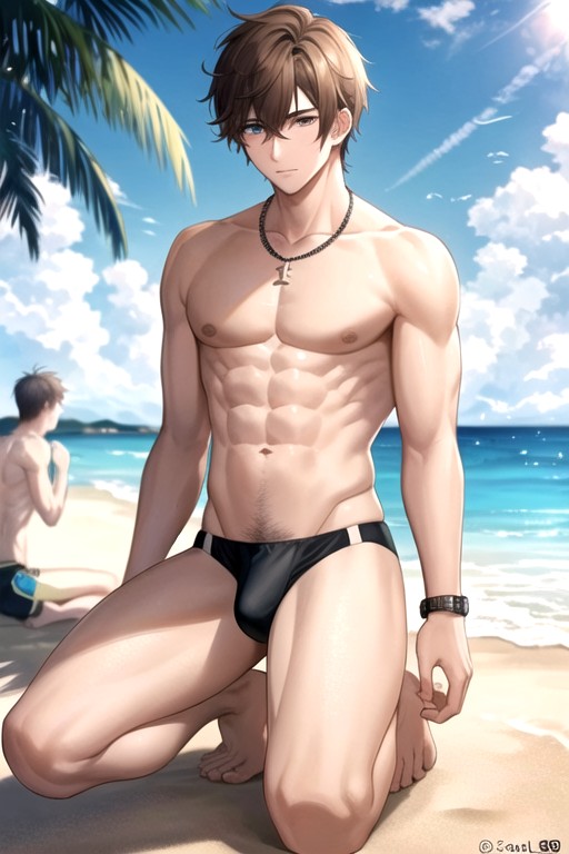 Bara, Day, Water AI Gay Porn