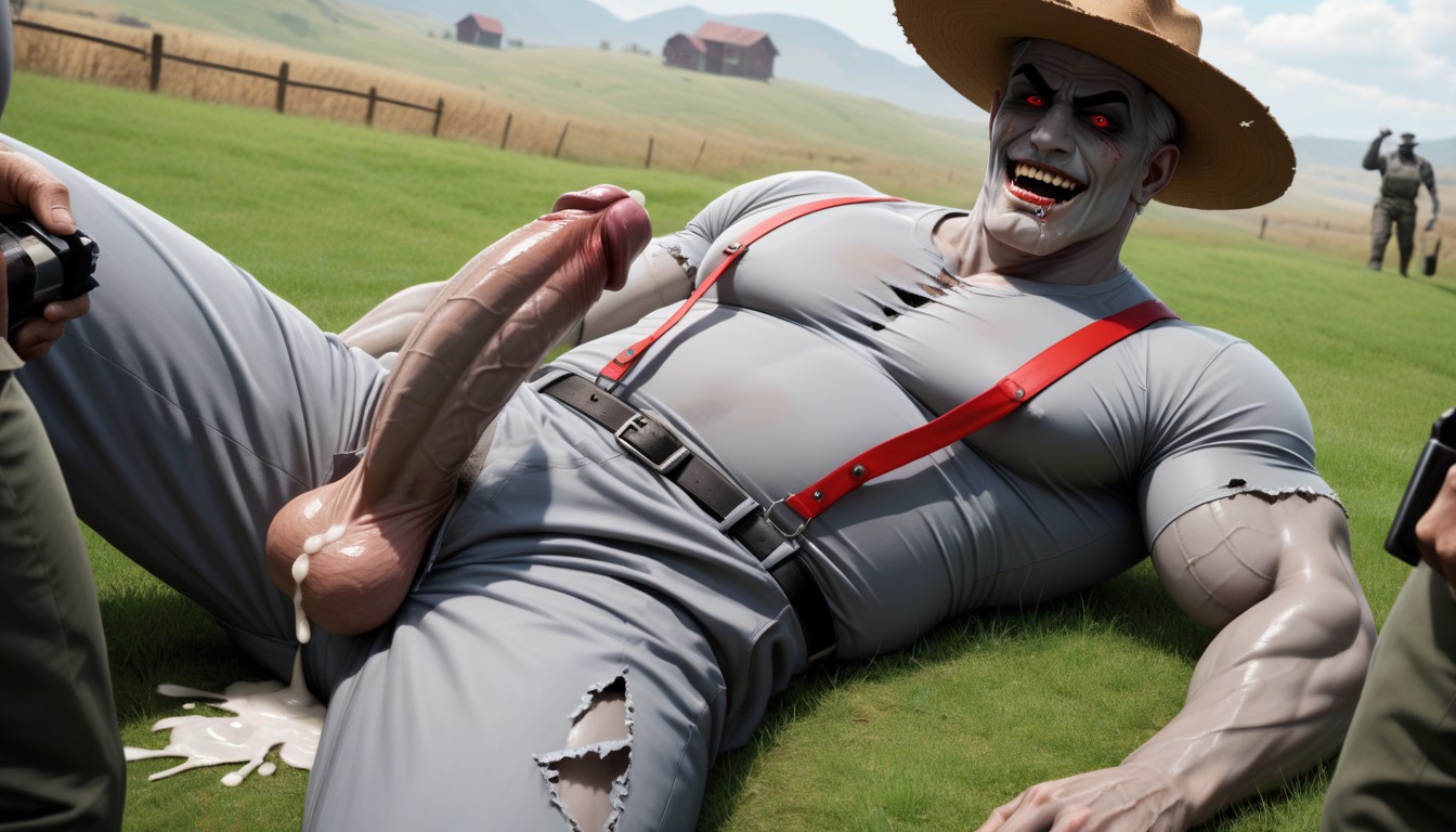 Ripped Clothes , Wide Angle, Angry AI Gay Porn