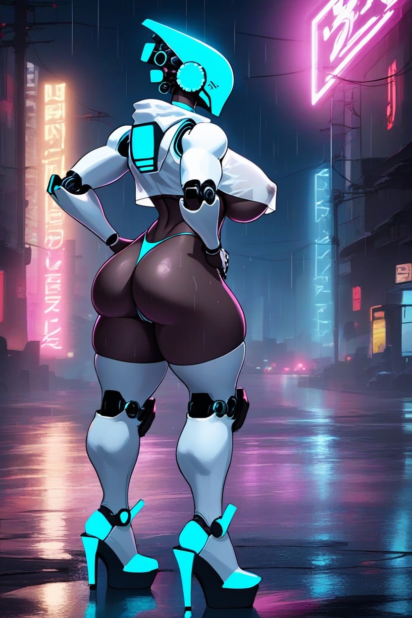 Cyberpunk City, Waist, Black Anus Furry AI Porn