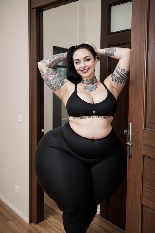 Tattoos On Arms, Ponytail, Chubby Porno IA