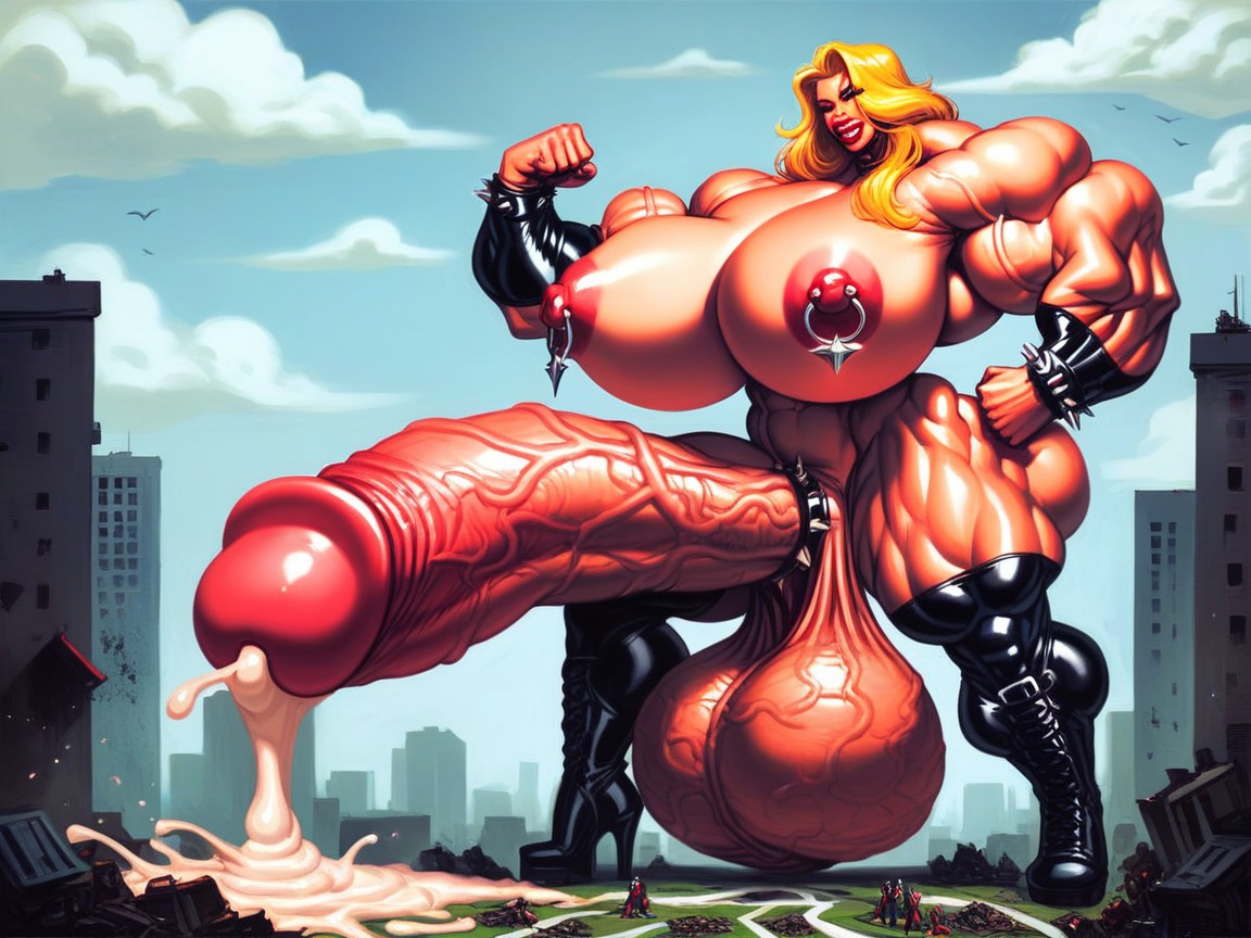 Thicc, Vieny Cock, High Boots Hentai AI Porn