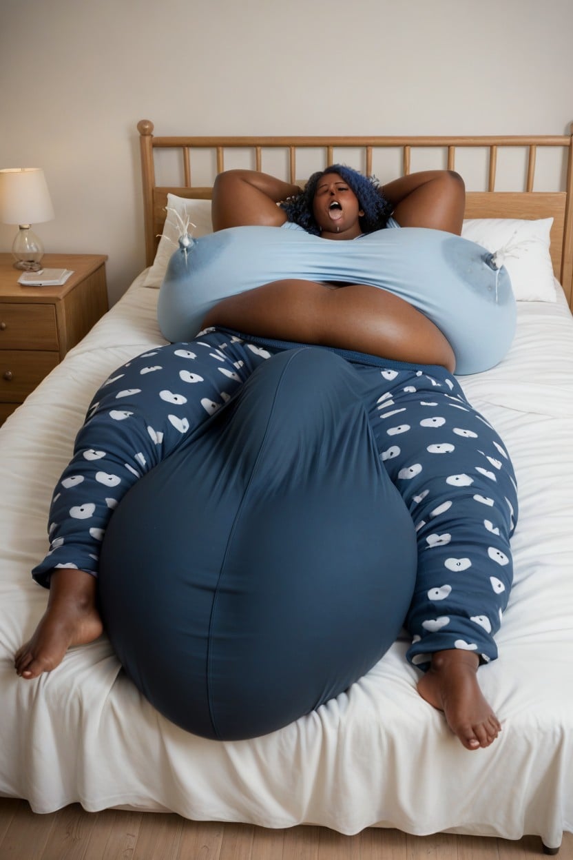 Breast Expansion, Laying Body Pose, Orgasm Shemale AI Porn