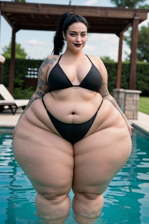 Bbw, Ssbbw, Ponytail AI Porn