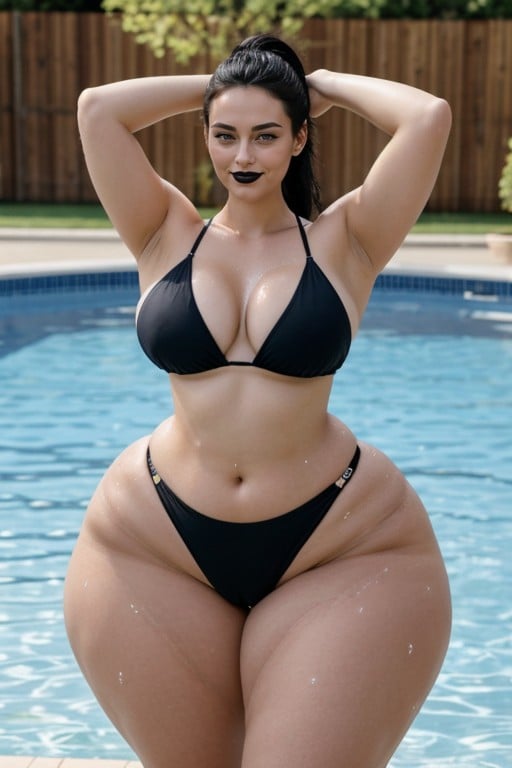 Fat Arms, Massive Legs, Huge Cameltoe AI Porn