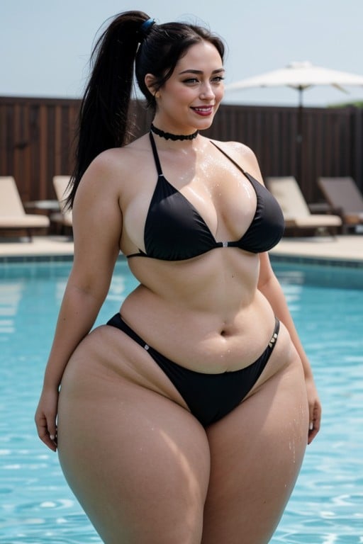 Gigantic Legs, Wide Hips, Massive Thighs AI Porn